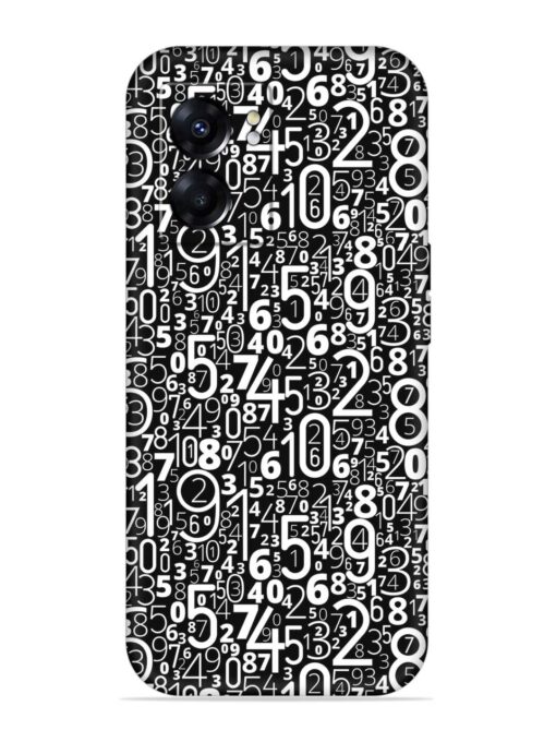 Many Numbers Different Embossed Soft Silicone Case for Oppo A57 (5G) Zapvi