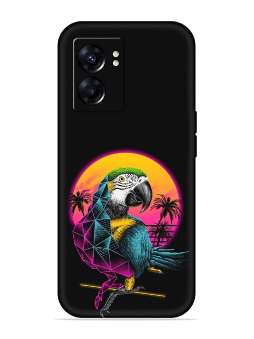 Rad Parrot Embossed Soft Silicone Case for Oppo A57 (5G) Zapvi