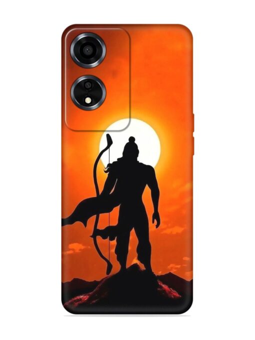 Shree Ram Embossed Soft Silicone Case for Oppo A59 (5G)