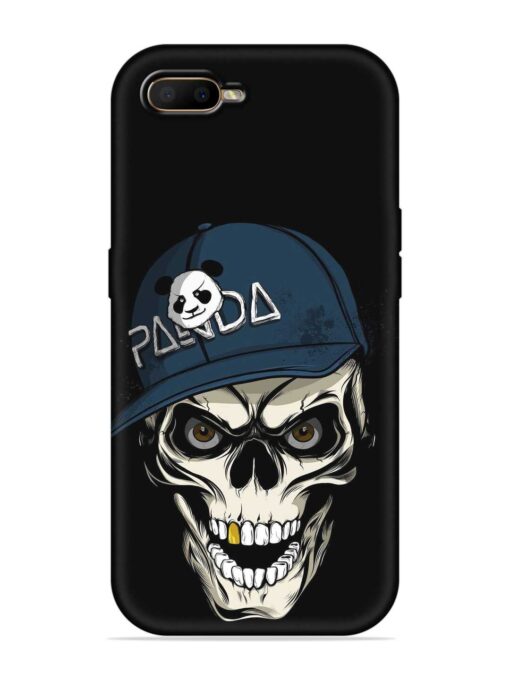 Panda Skull Embossed Soft Silicone Case for Oppo A5S Zapvi