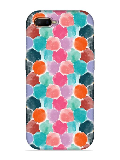 Colorful Seamless Pattern Embossed Soft Silicone Case for Oppo A5S Zapvi