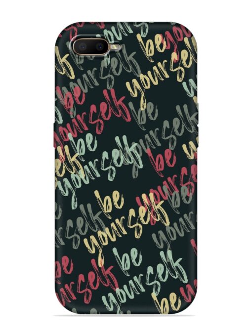 Yourself Seamless Embossed Soft Silicone Case for Oppo A5S Zapvi