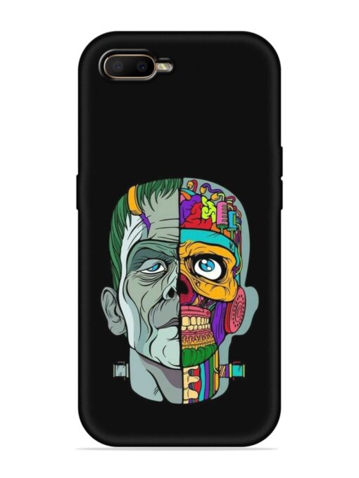 Men Vs Skull Embossed Soft Silicone Case for Oppo A5S Zapvi