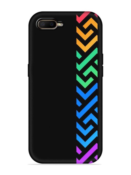 Colorshape Stripes Embossed Soft Silicone Case for Oppo A5S Zapvi