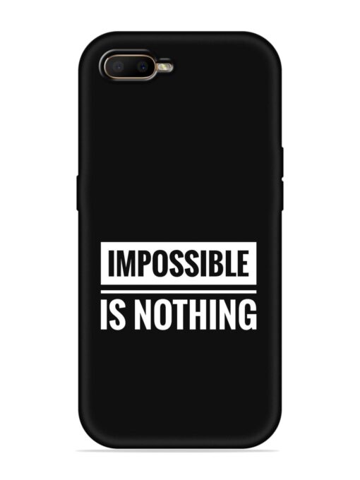 Impossible Is Nothing Embossed Soft Silicone Case for Oppo A5S