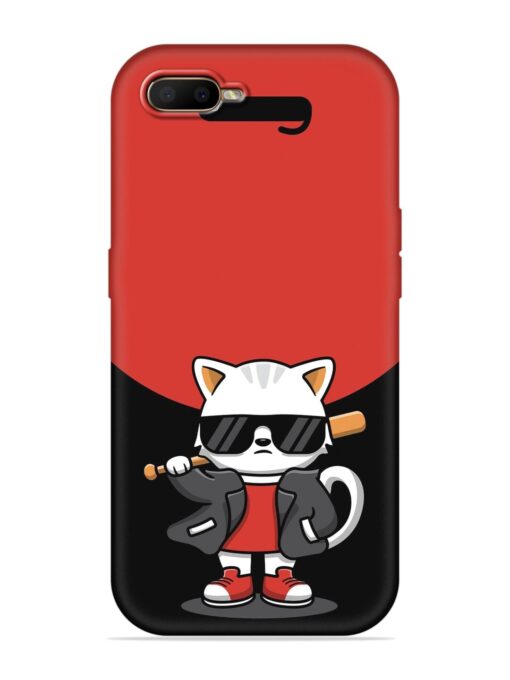 Cool Little Bear Cartoon Embossed Soft Silicone Case for Oppo A5S Zapvi