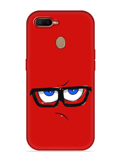 Rad Angry Face Embossed Soft Silicone Case for Oppo A7 Zapvi