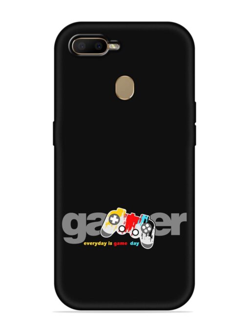 Gamer Everyday Game Embossed Soft Silicone Case for Oppo A7 Zapvi