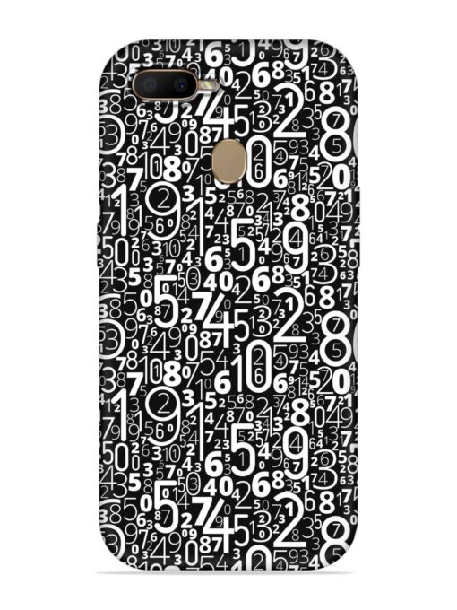 Many Numbers Different Embossed Soft Silicone Case for Oppo A7 Zapvi