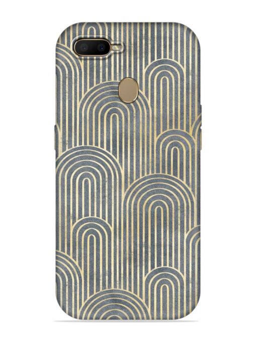 Art Deco Style Embossed Soft Silicone Case for Oppo A7