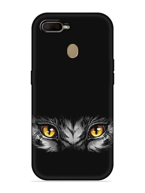 Scary Eye Embossed Soft Silicone Case for Oppo A7 Zapvi