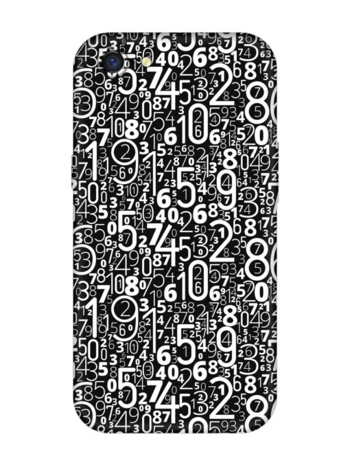 Many Numbers Different Embossed Soft Silicone Case for Oppo A71 Zapvi