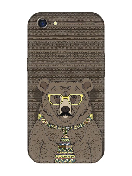 Grizzly Bear Embossed Soft Silicone Case for Oppo A71 Zapvi