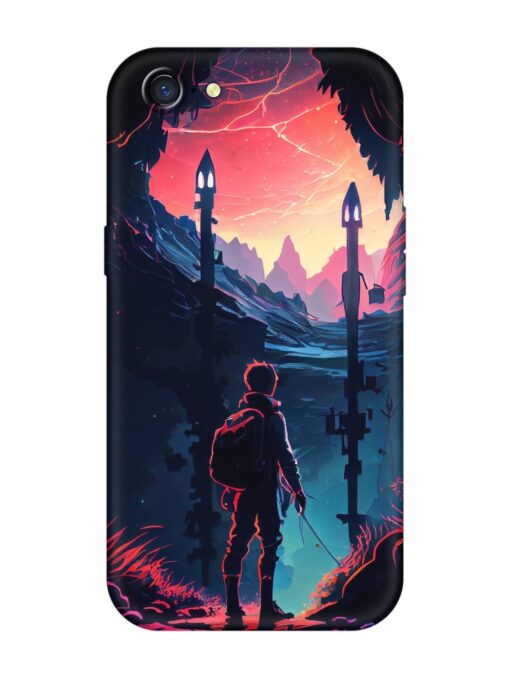 Cgs Artwork Embossed Soft Silicone Case for Oppo A71