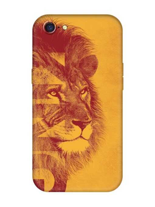 Gold Lion Crown Art Embossed Soft Silicone Case for Oppo A71