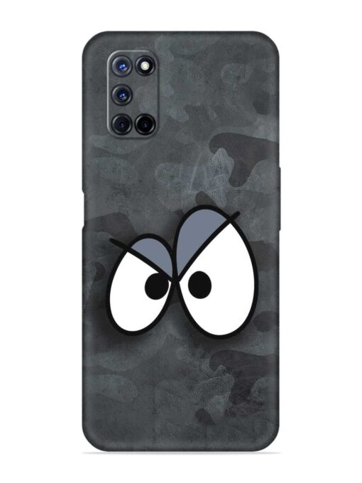 Big Eyes Night Mode Embossed Soft Silicone Case for Oppo A72