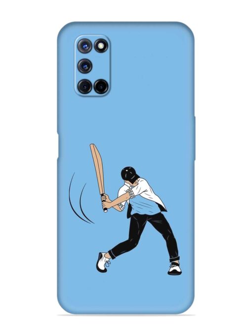 Cricket Gully Boy Embossed Soft Silicone Case for Oppo A72 Zapvi