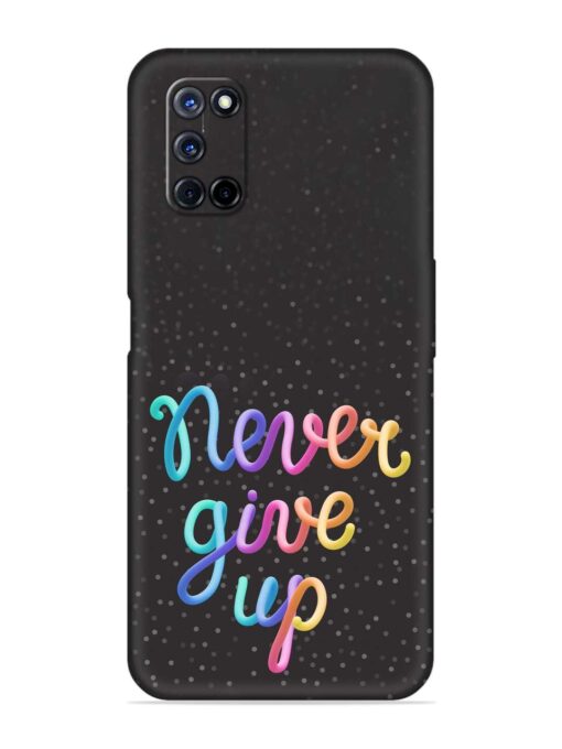 Colorful Stylized Rainbow Embossed Soft Silicone Case for Oppo A72