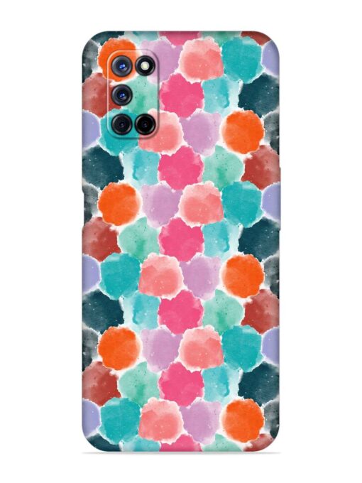 Colorful Seamless Pattern Embossed Soft Silicone Case for Oppo A72