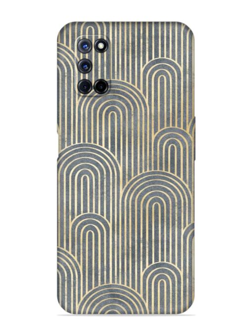 Art Deco Style Embossed Soft Silicone Case for Oppo A72 Zapvi