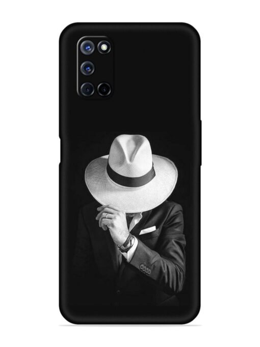 Men Under Hat Embossed Soft Silicone Case for Oppo A72