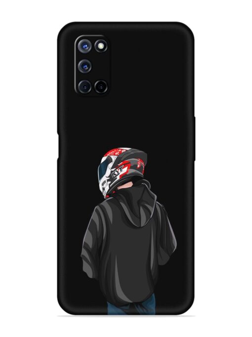 Motorcycle Rider Embossed Soft Silicone Case for Oppo A72 Zapvi