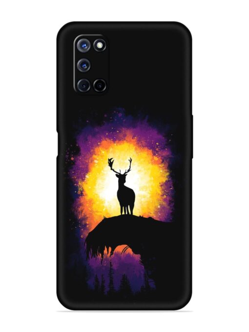 Elk Animal Art Embossed Soft Silicone Case for Oppo A72