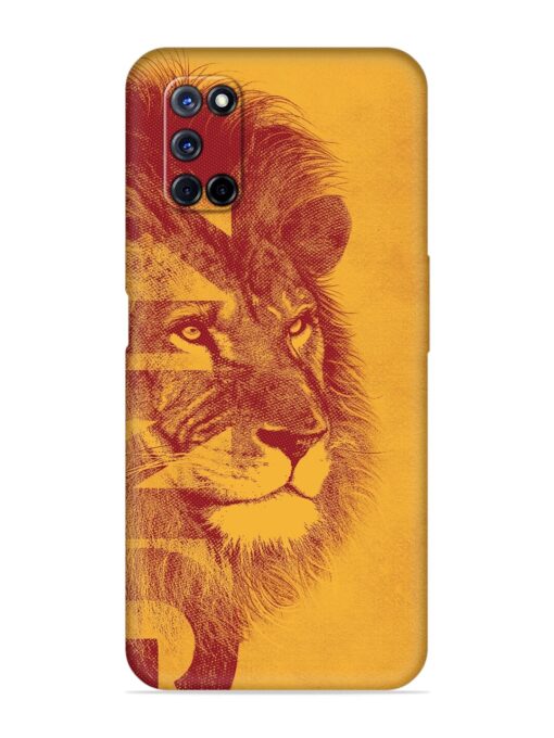 Gold Lion Crown Art Embossed Soft Silicone Case for Oppo A72 Zapvi