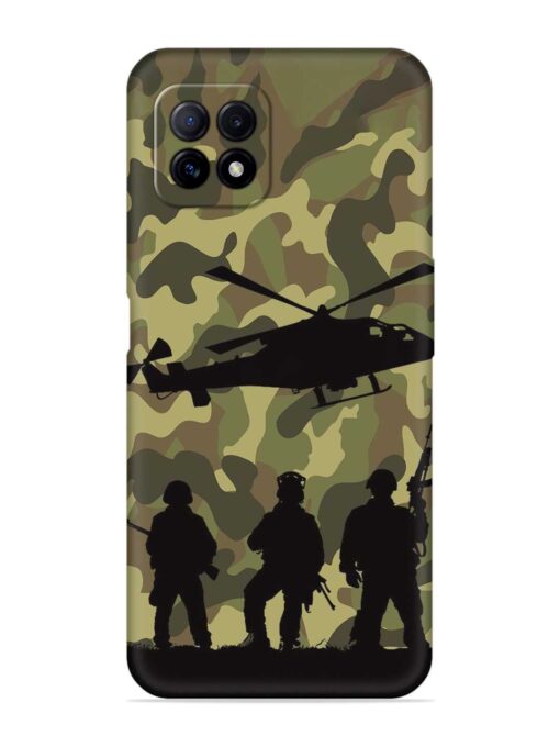 Army Heros Embossed Soft Silicone Case for Oppo A73 Zapvi