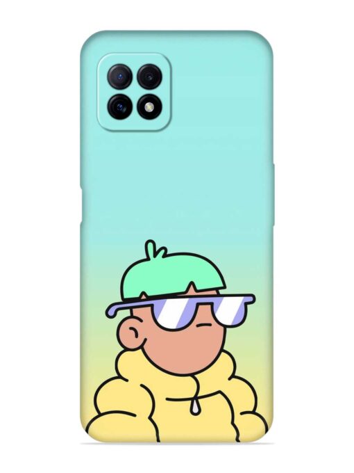 Doodles Cool Character Embossed Soft Silicone Case for Oppo A73 Zapvi