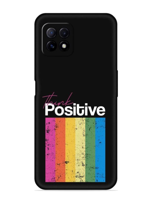 Think Positive Typography Embossed Soft Silicone Case for Oppo A73