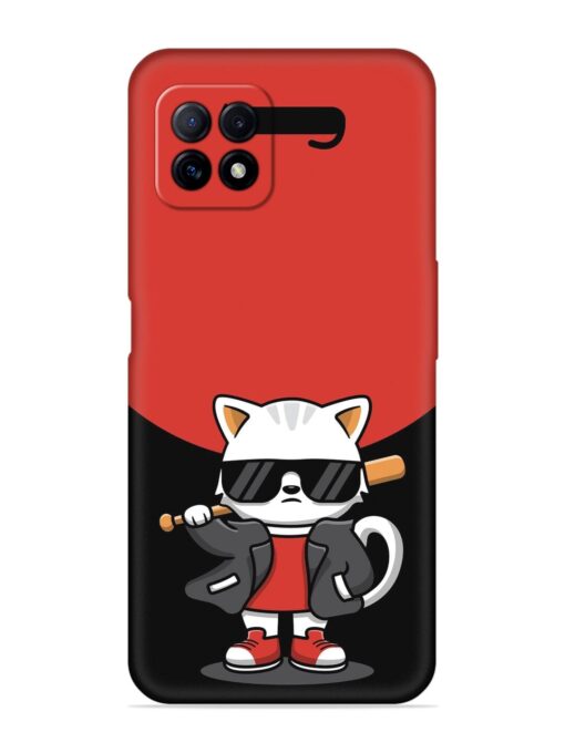 Cool Little Bear Cartoon Embossed Soft Silicone Case for Oppo A73