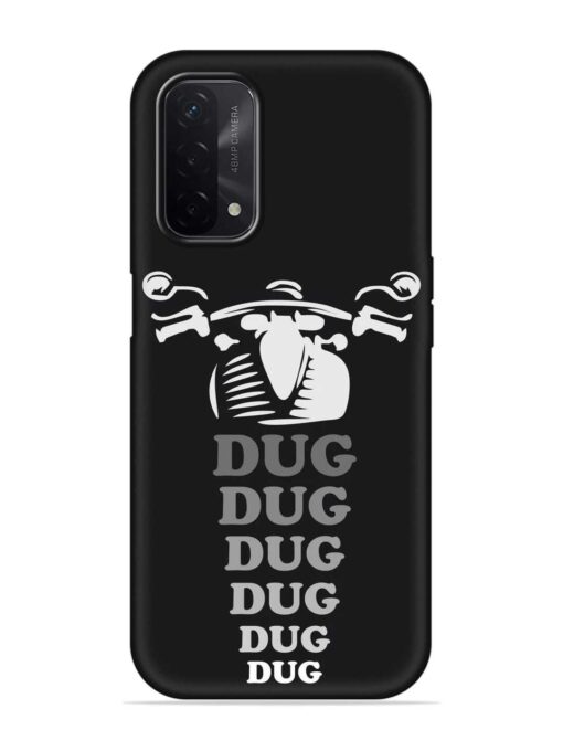 Dug Dug Dug Embossed Soft Silicone Case for Oppo A74 (5G) Zapvi