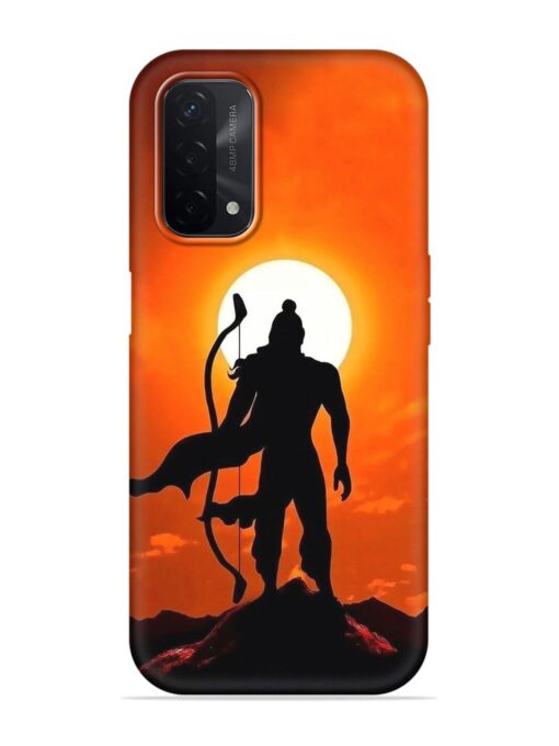 Shree Ram Embossed Soft Silicone Case for Oppo A74 (5G)