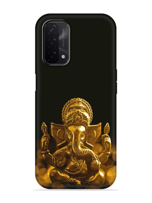 Lord Ganesha Indian Festival Embossed Soft Silicone Case for Oppo A74 (5G) Zapvi