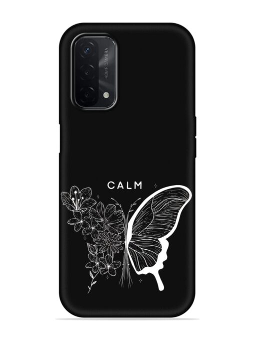 Calm Embossed Soft Silicone Case for Oppo A74 (5G)