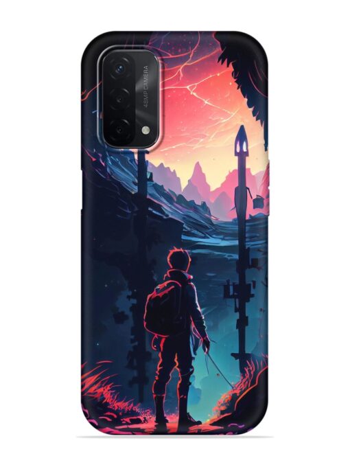 Cgs Artwork Embossed Soft Silicone Case for Oppo A74 (5G)