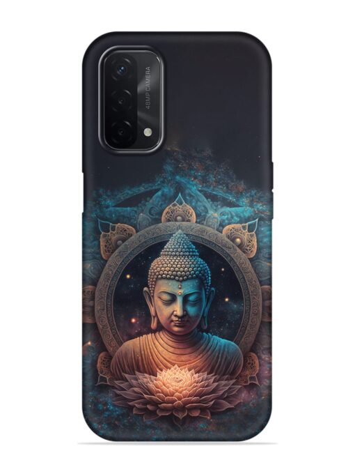 Gautam Buddha Embossed Soft Silicone Case for Oppo A74 (5G)