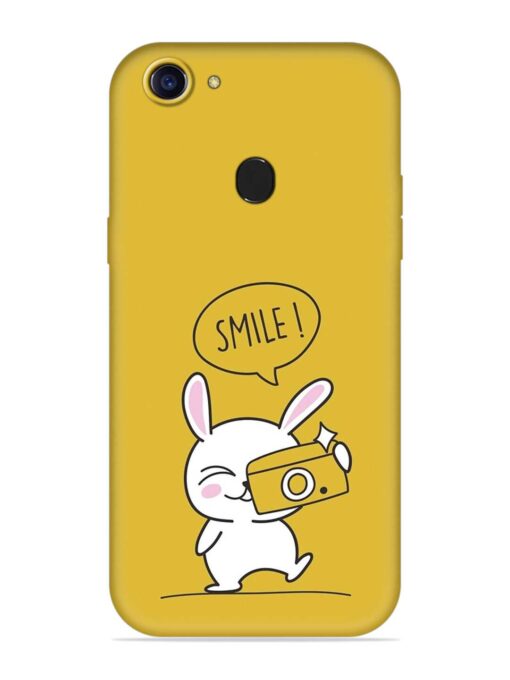 Hey Smile Please Embossed Soft Silicone Case for Oppo A75