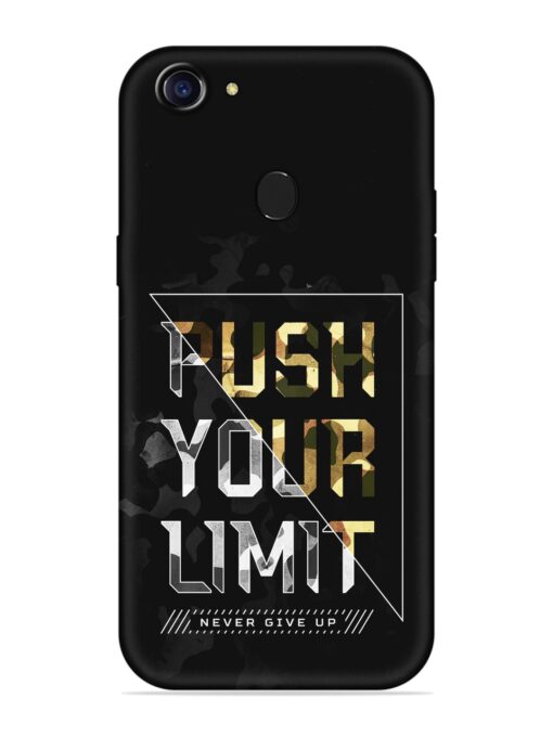 Push Your Limits Embossed Soft Silicone Case for Oppo A75 Zapvi