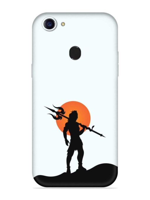 Lord Mahadev Trendy Embossed Soft Silicone Case for Oppo A75 Zapvi