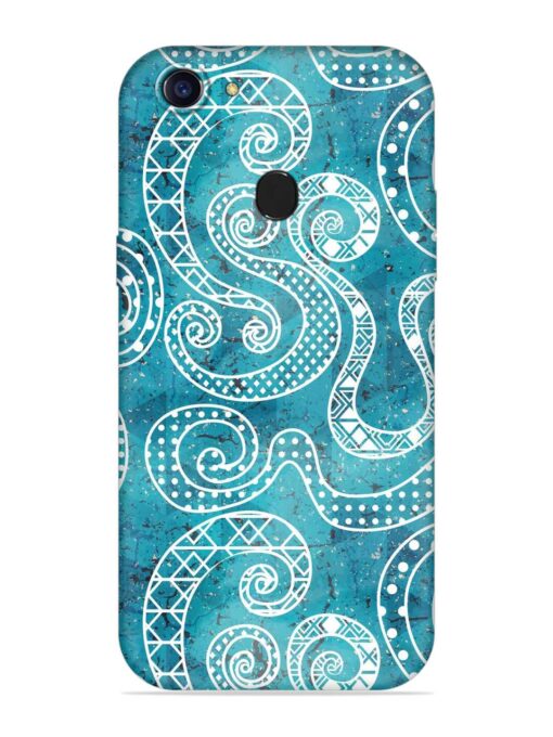 Vintage Curved Seamless Embossed Soft Silicone Case for Oppo A75