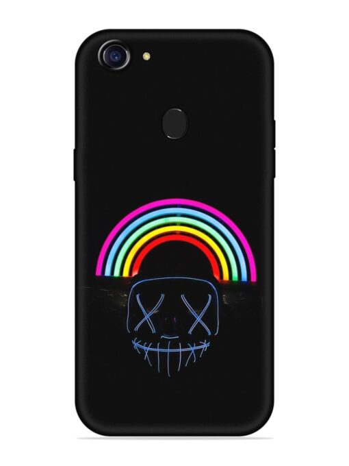 Mask Rainbow Embossed Soft Silicone Case for Oppo A75