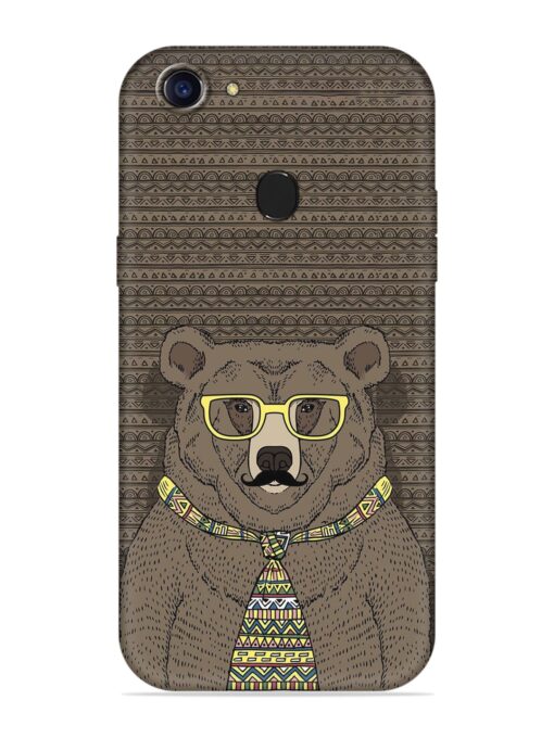 Grizzly Bear Embossed Soft Silicone Case for Oppo A75