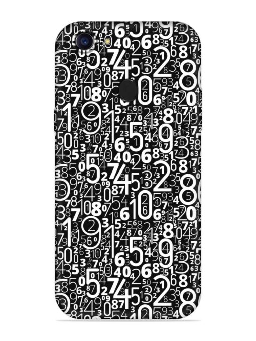 Many Numbers Different Embossed Soft Silicone Case for Oppo A75S Zapvi