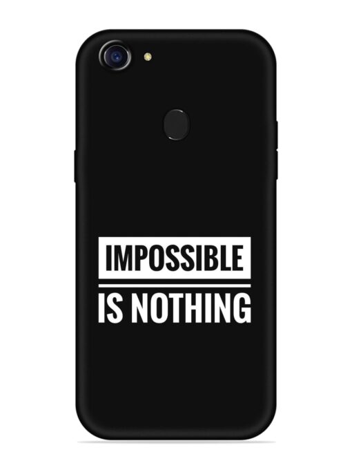 Impossible Is Nothing Embossed Soft Silicone Case for Oppo A75S Zapvi