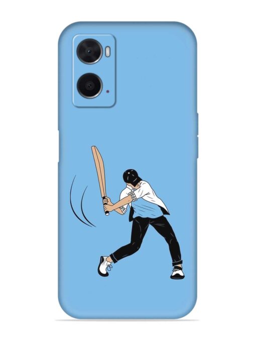 Cricket Gully Boy Embossed Soft Silicone Case for Oppo A76