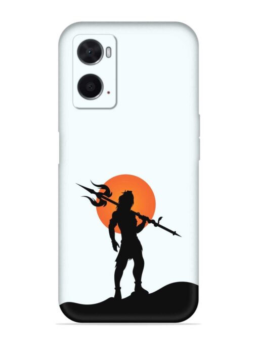 Lord Mahadev Trendy Embossed Soft Silicone Case for Oppo A76