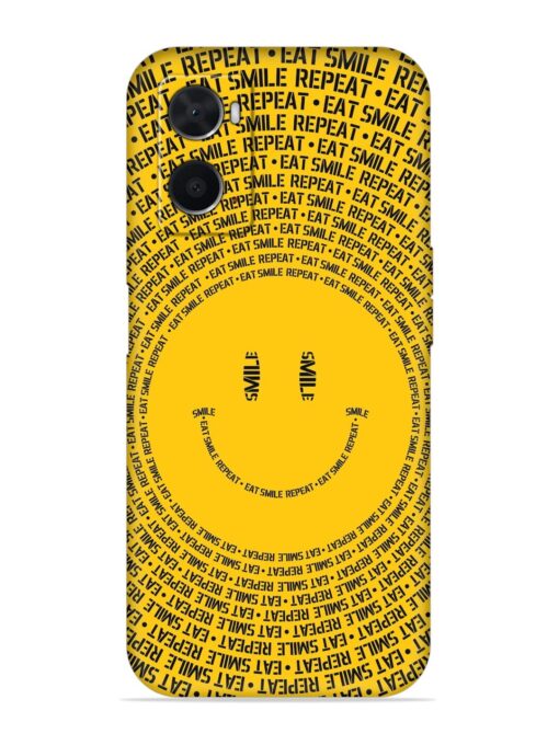 Smiley Embossed Soft Silicone Case for Oppo A76