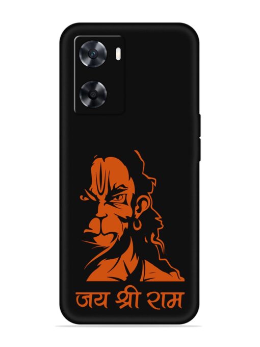 Angry Hanuman Embossed Soft Silicone Case for Oppo A77